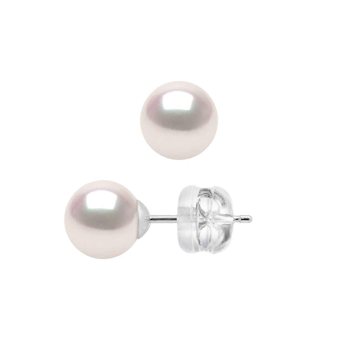 Elegante Akoya-Perlenstecker