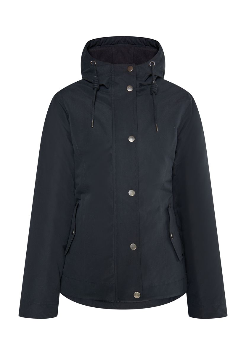 Klassische Wattierte Outdoor-Jacke mit Kapuze