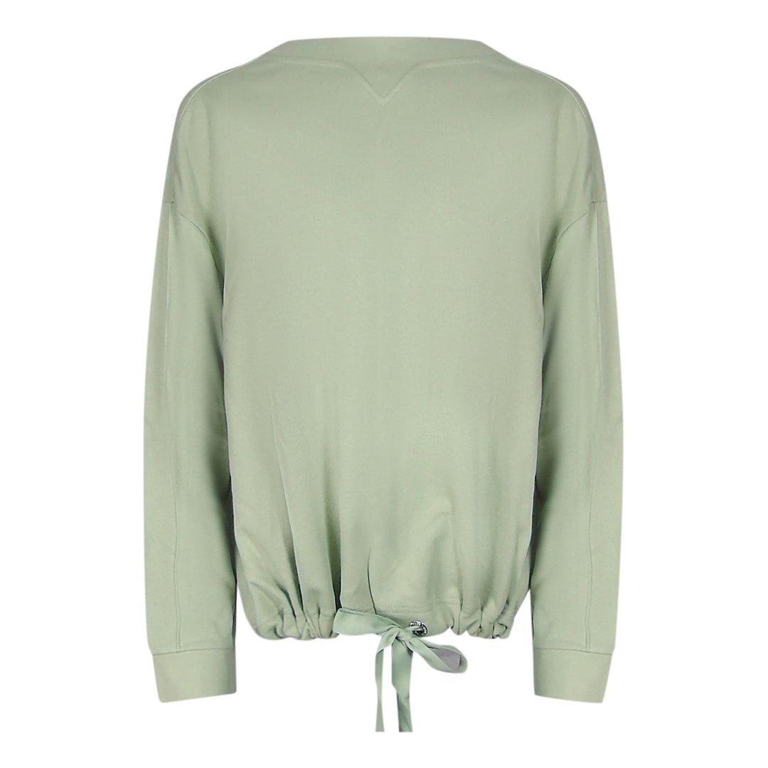 Lockeres Sweatshirt mit Kordelzug
