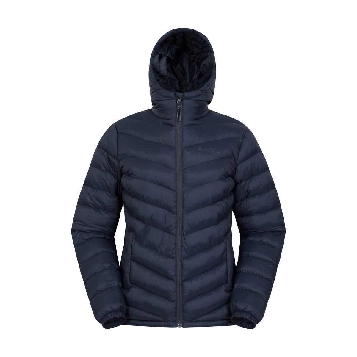 Leichte Wattierte Jacke mit Kapuze