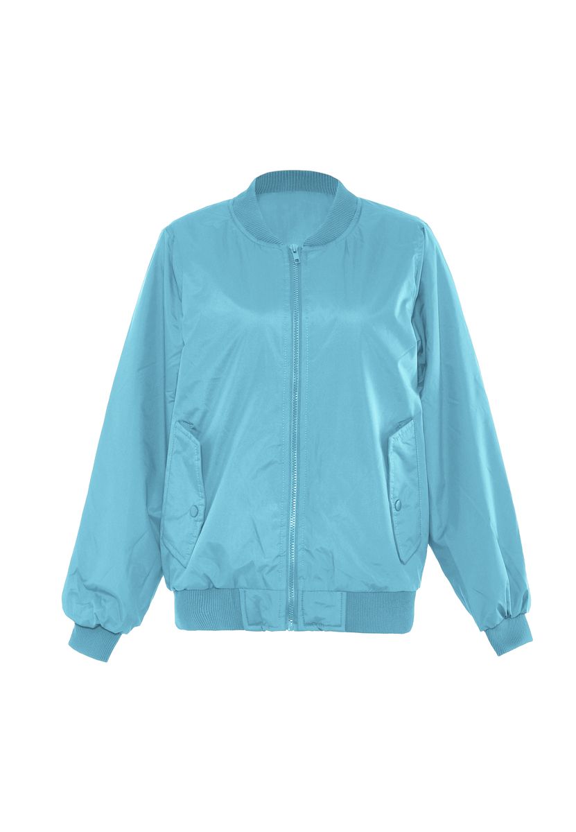 Sportliche Blousonjacke mit Satinglanz