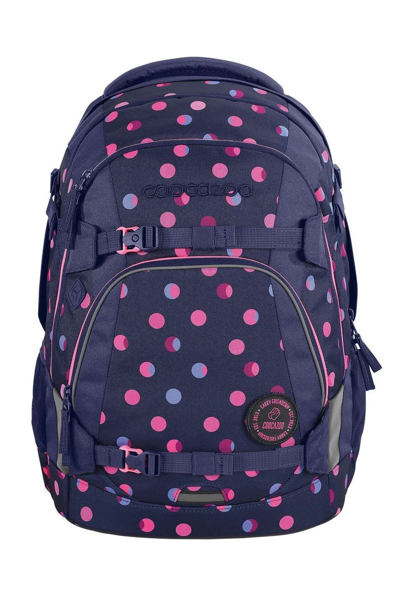 Ergonomischer Rucksack mit Reflektor-Punkten