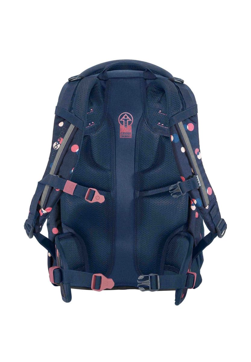 Verstellbarer ergonomischer Rucksack mit Punkten