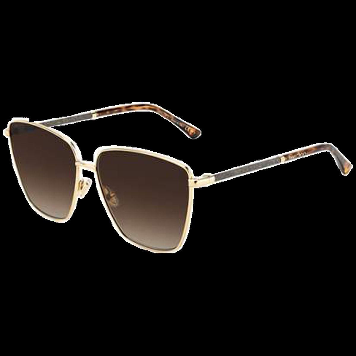 Übergroße Trapez-Sonnenbrille mit Farbverlauf