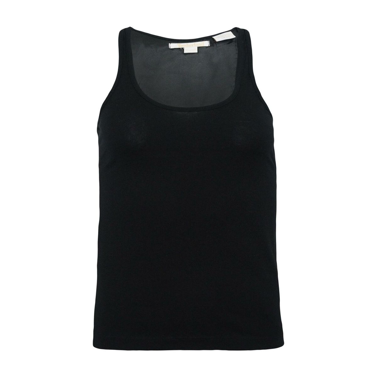 Minimalistisches Tanktop mit Seideneinsatz