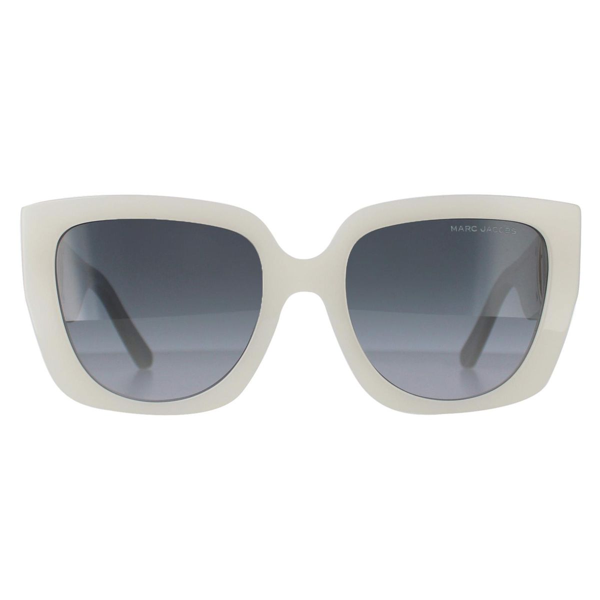 Übergroße quadratische Sonnenbrille mit Beschlägen
