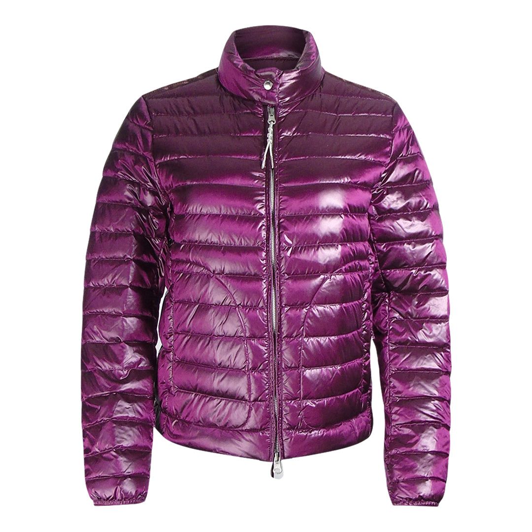 Leichte Metallic-Steppjacke