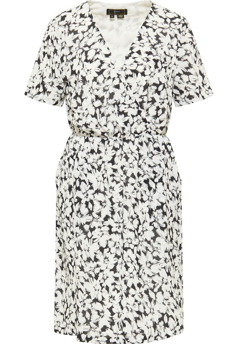 Florales Wickel-Sommerkleid mit Taschen