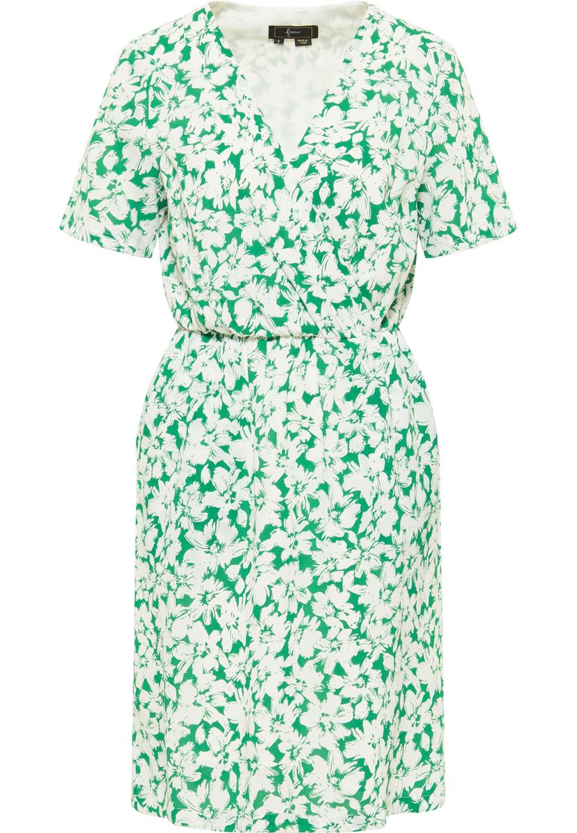 Florales Wickel-Sommerkleid mit Taschen