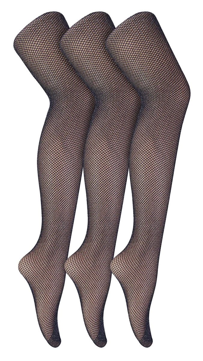 Funkelnde Netzstrumpfhose mit Glitzer
