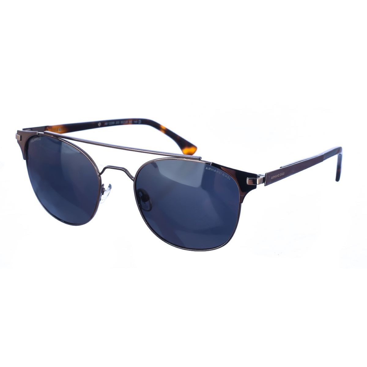 Ovale Metall-Sonnenbrille mit Farbverlauf
