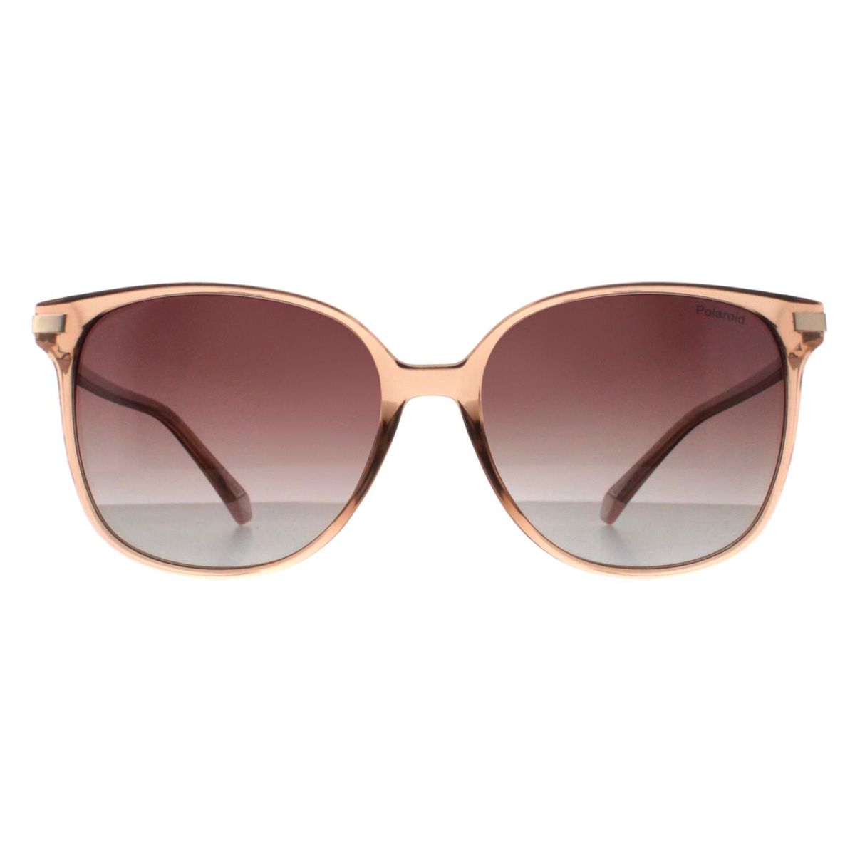Quadratische polarisierte Sonnenbrille mit Farbverlauf