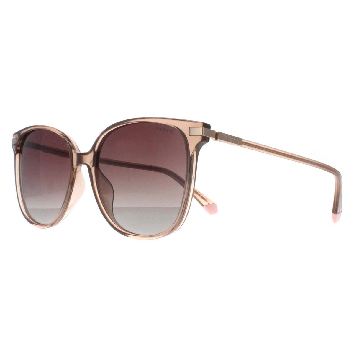 Quadratische polarisierte Sonnenbrille mit Farbverlauf