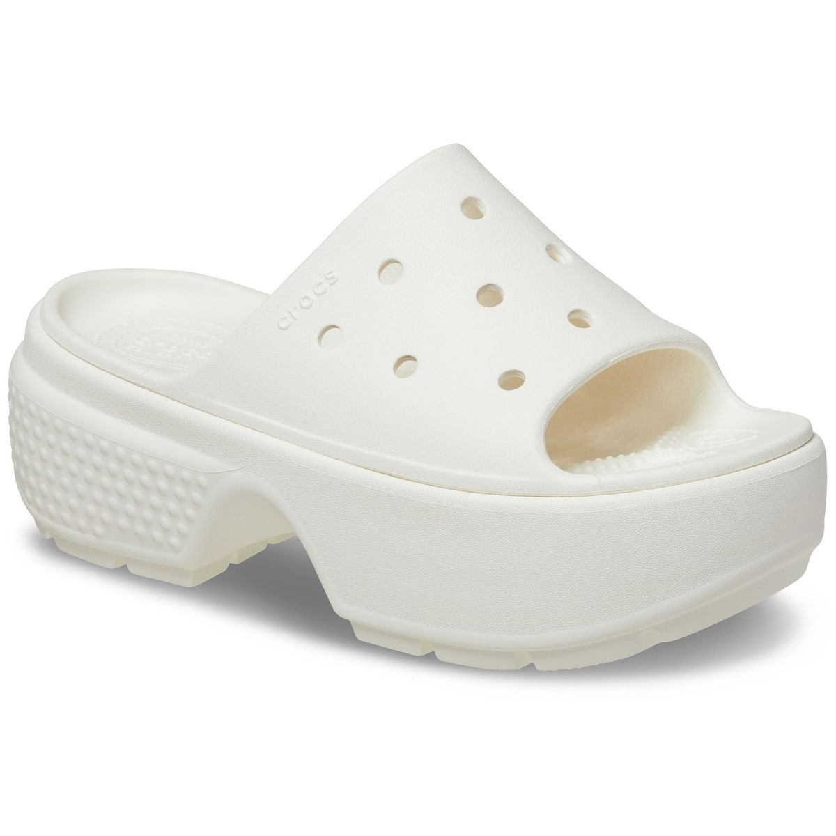 Klobige Plateau-Slide-Sandalen