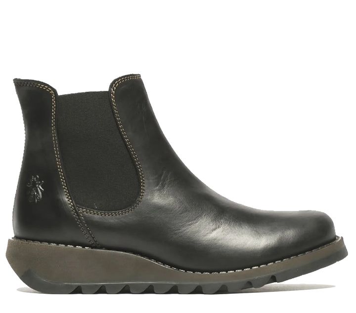 Chelsea-Boots mit Keilabsatz