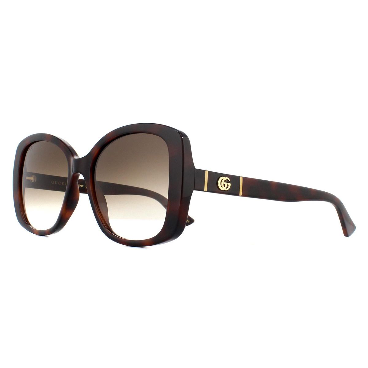 Übergroße Schmetterlingsbrille mit Verlaufsgläsern