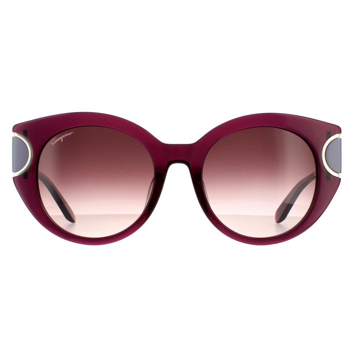 Elegante Cat-Eye-Sonnenbrille mit Farbverlauf