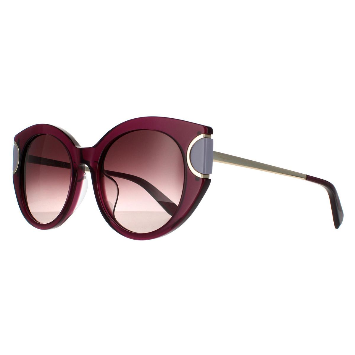 Elegante Cat-Eye-Sonnenbrille mit Farbverlauf