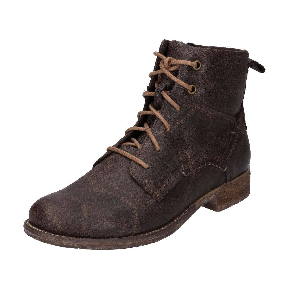 Klassische Schnürstiefeletten aus Leder