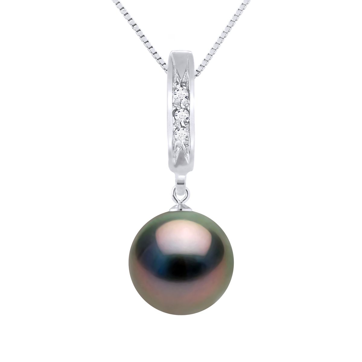 Anhänger mit Tahiti-Perle und Diamanten