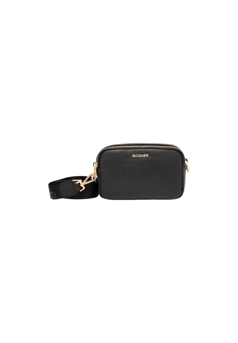 Elegante Kameratasche aus genarbtem Leder