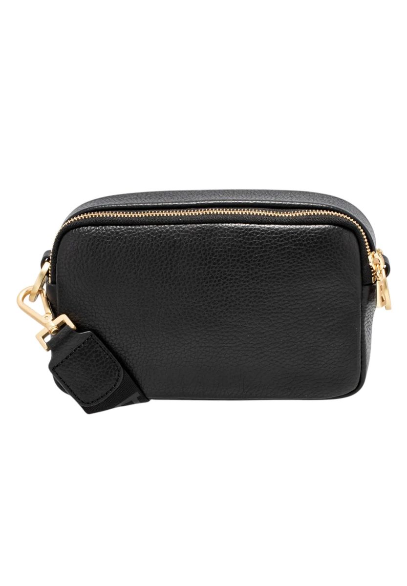 Elegante Kameratasche aus genarbtem Leder