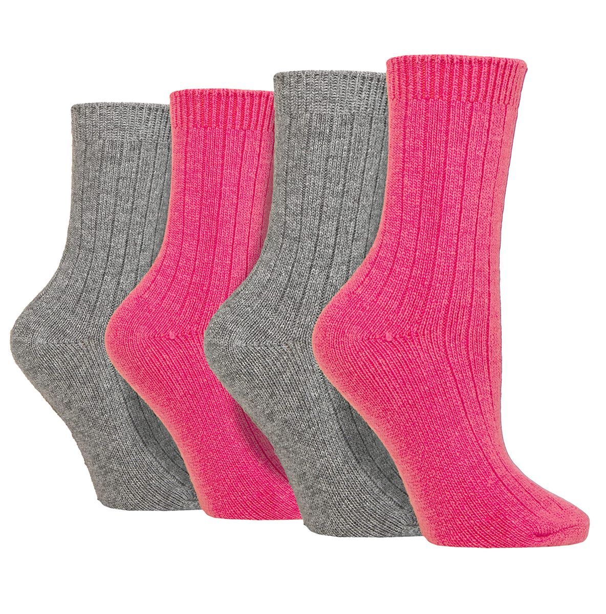 Gerippte Crew-Socken aus Kaschmirmischung
