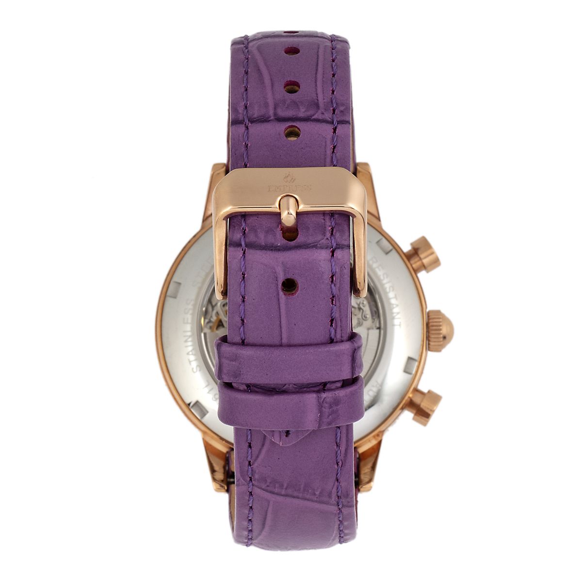 Skelettierte Automatik-Armbanduhr