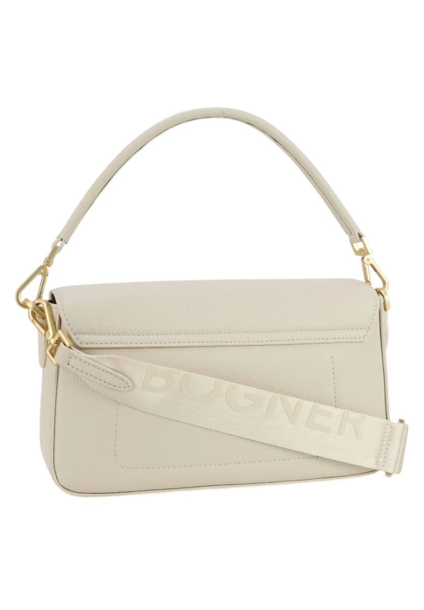Minimalistische Schultertasche aus Narbenleder