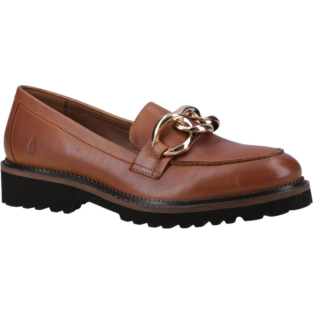 Loafer mit Kettenverzierung und Profilsohle