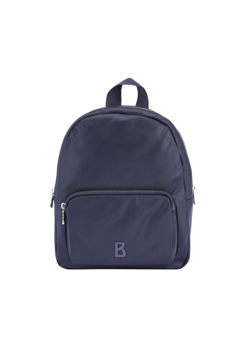 Minimalistischer Nylon-Rucksack mit Emblem