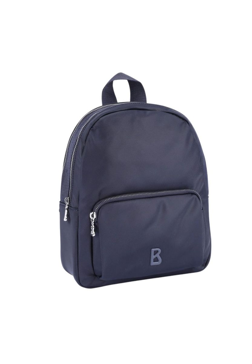 Minimalistischer Nylon-Rucksack mit Emblem