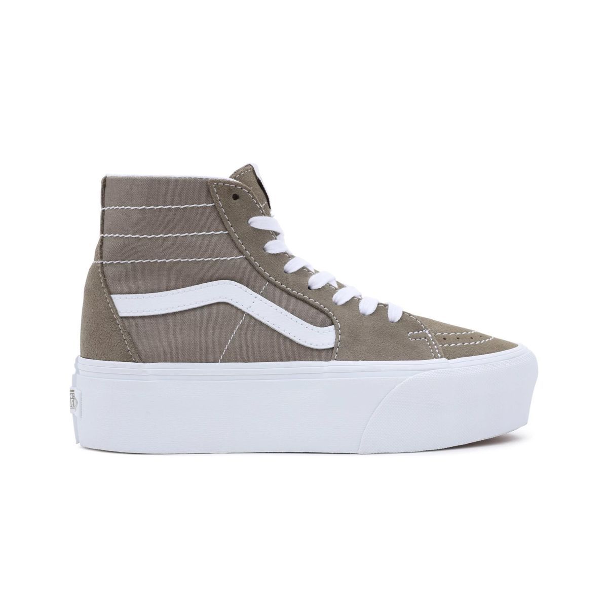 Plateau-High-Top-Sneaker aus Canvas
