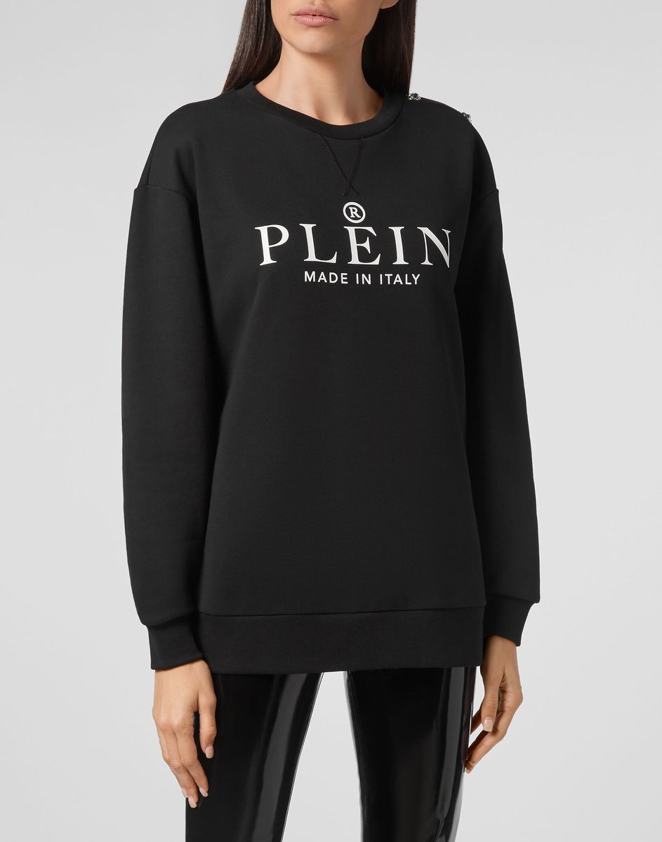 Oversize-Sweatshirt mit markantem Logo-Print