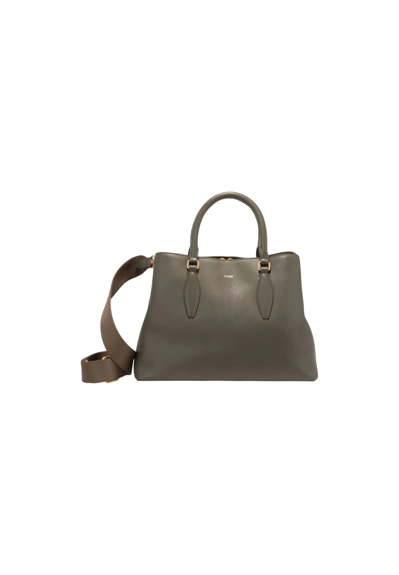 Elegante Lederhandtasche mit Schultergurt