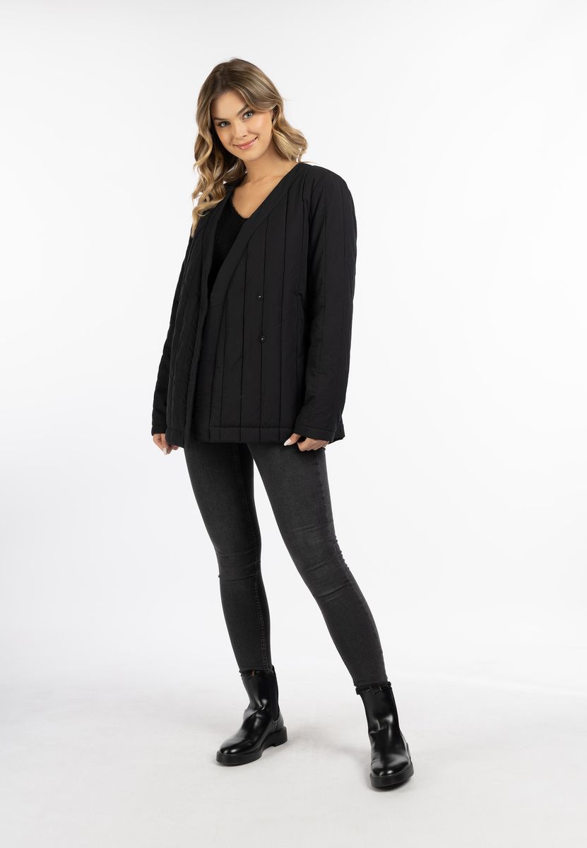Gesteppte Wattierte Jacke im Kimono-Stil