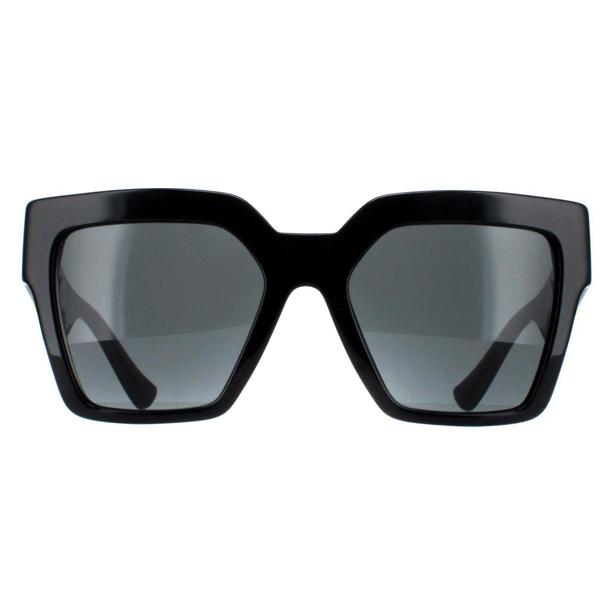 Quadratische Sonnenbrille mit Goldmedaillon