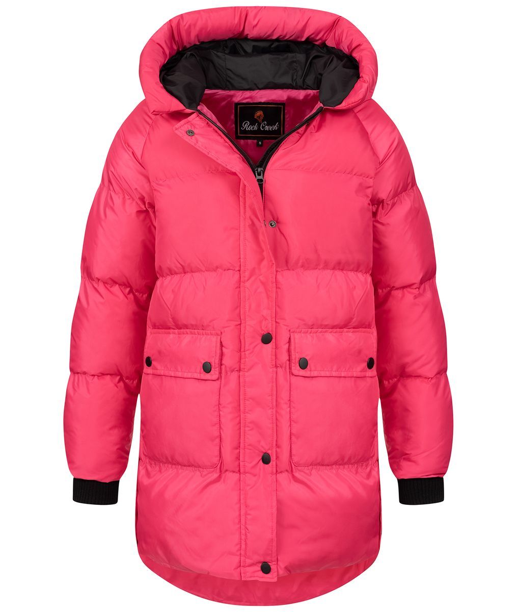 Gesteppter Winter-Puffer-Parka mit Kapuze