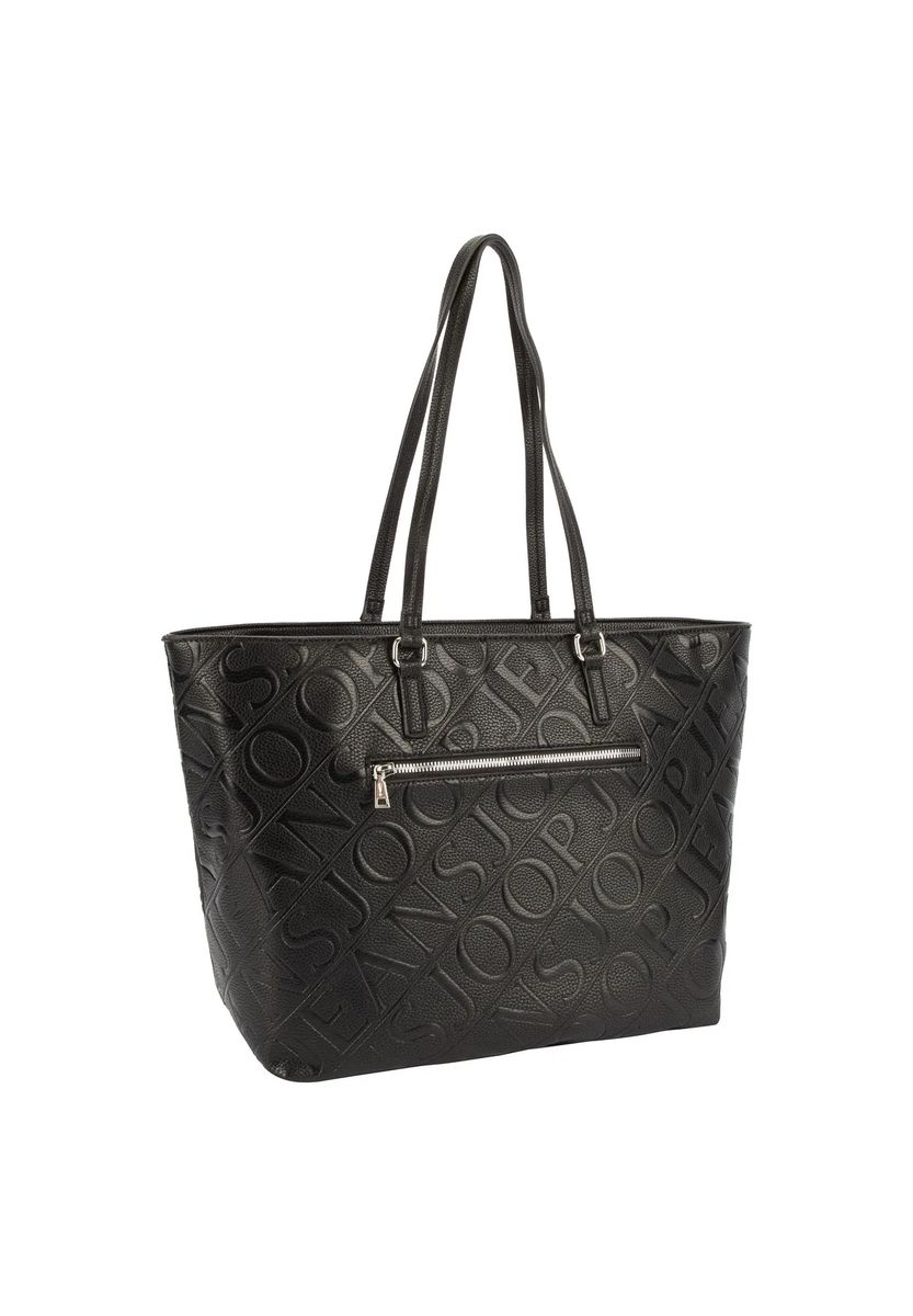 Shopper mit Allover-Logo-Prägung