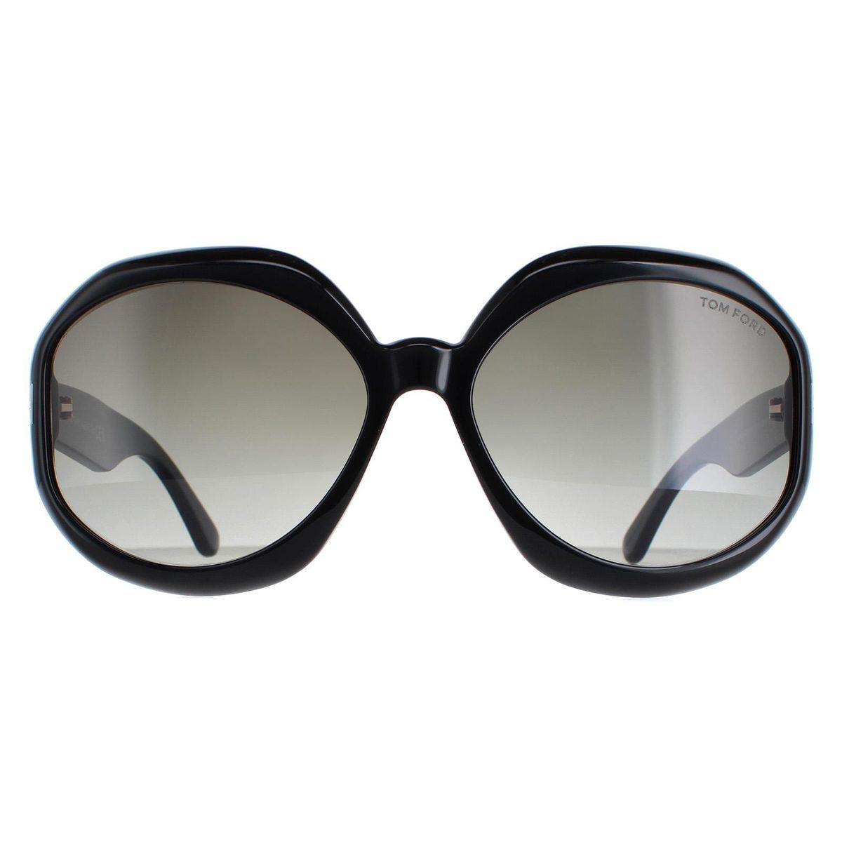 Oversize-Rundbrille mit Verlaufsgläsern