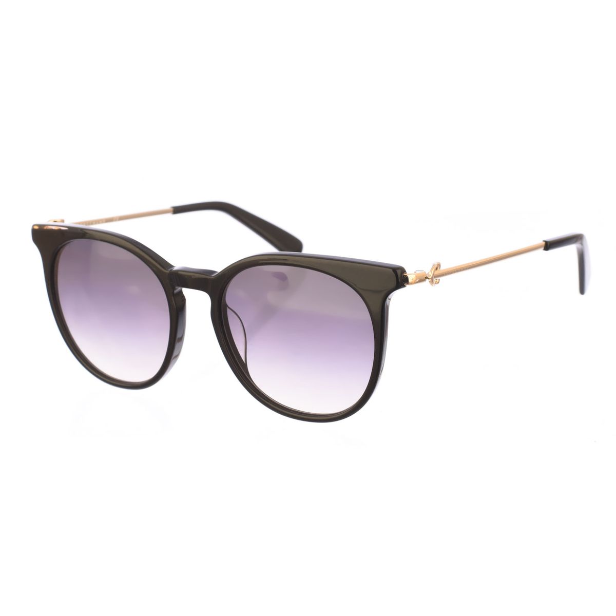 Ovale Sonnenbrille mit Acetatgestell