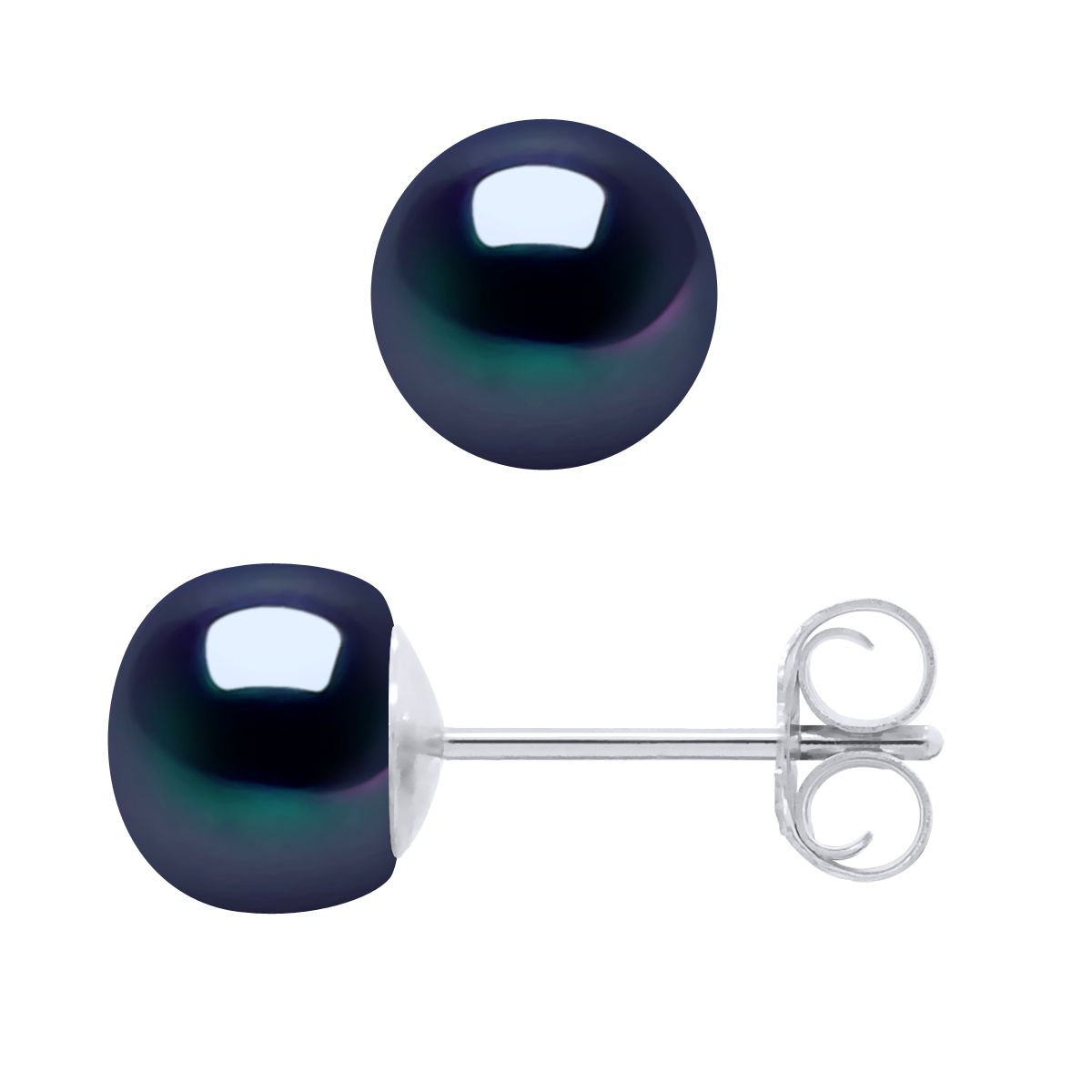 Elegante Süßwasserperlen-Ohrstecker