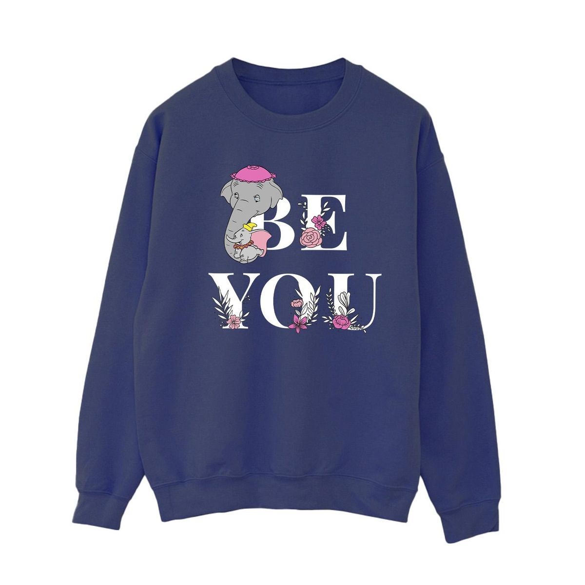 Be You Sweatshirt mit Elefanten-Print