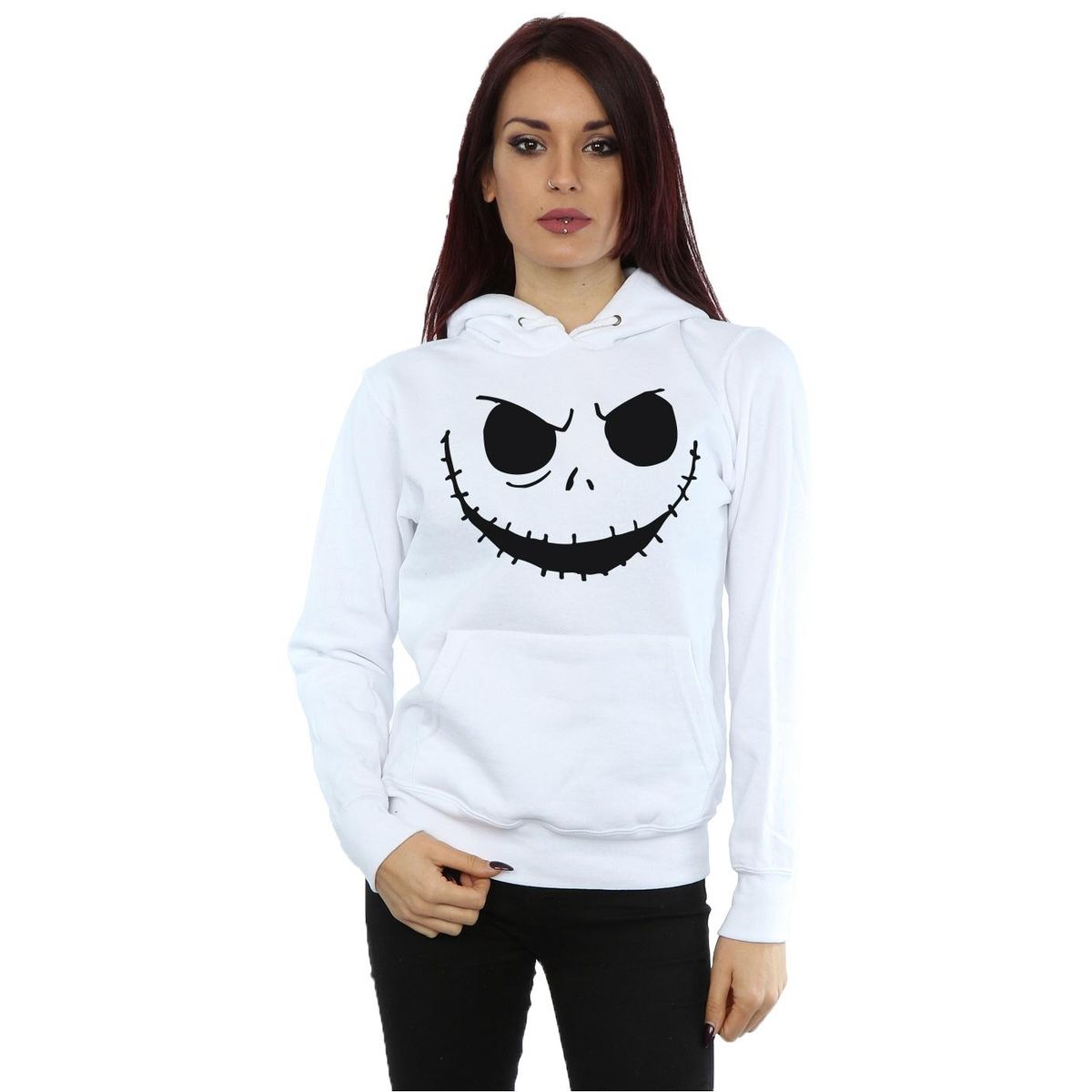 Jack Skellington Gesicht Grafik-Hoodie