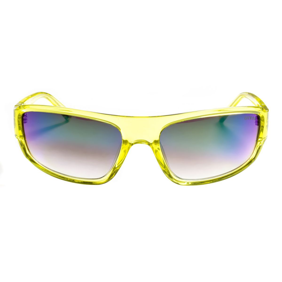 Futuristische Rechteckige Sonnenbrille aus Acetat