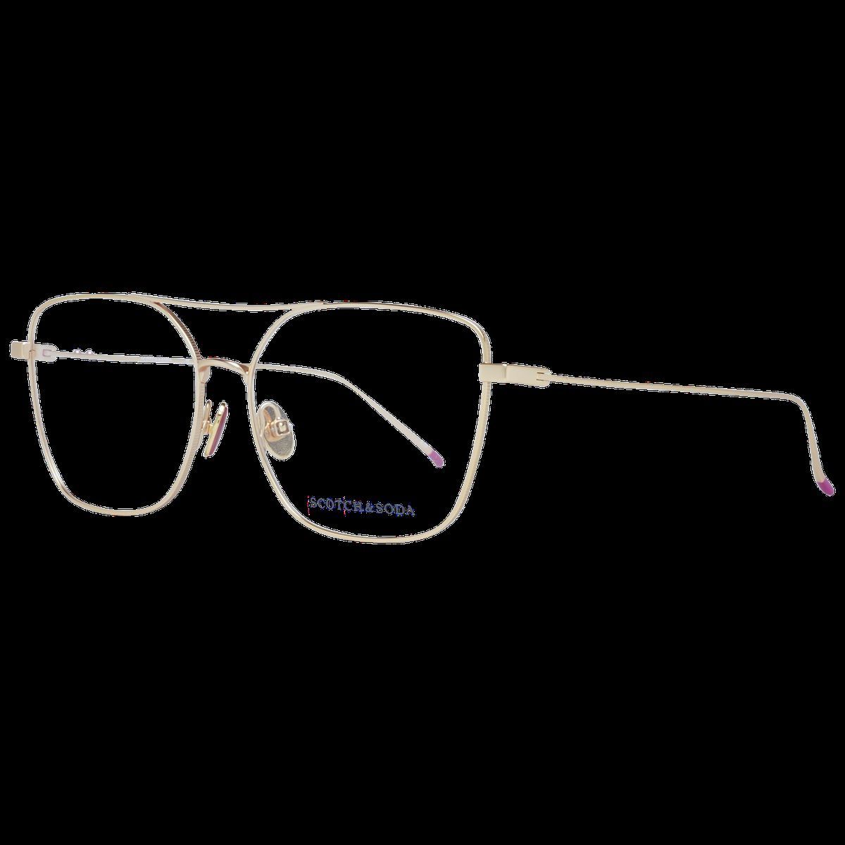 Quadratische Metallbrille mit Doppelsteg