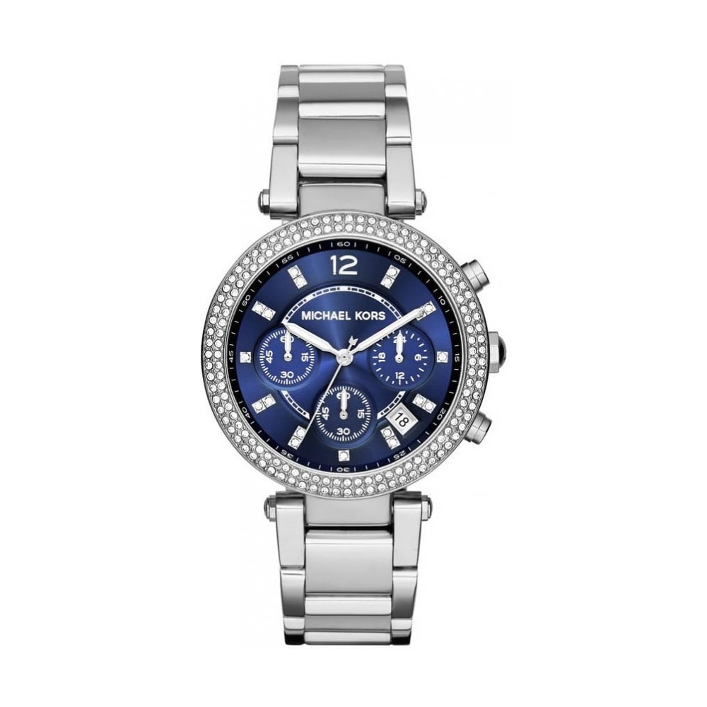 Glamouröser Chronograph mit Kristalllünette