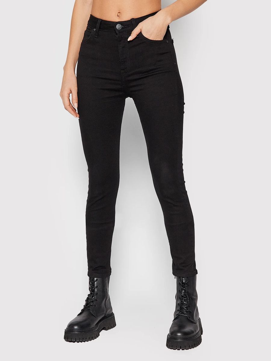 Super Skinny Jeans mit hohem Bund