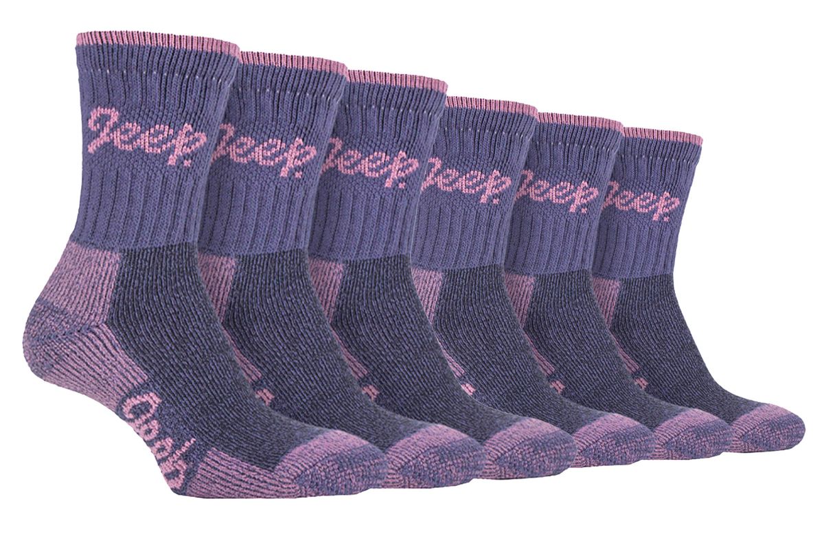 Gepolsterte Wandersocken aus Baumwollmischung