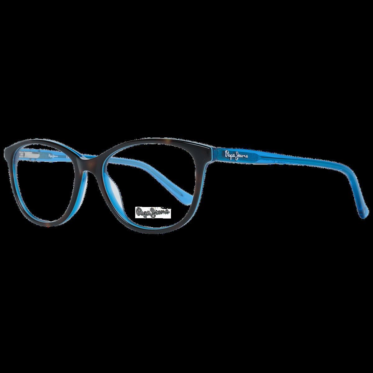 Zweifarbige Brillenfassung in Cat-Eye-Form